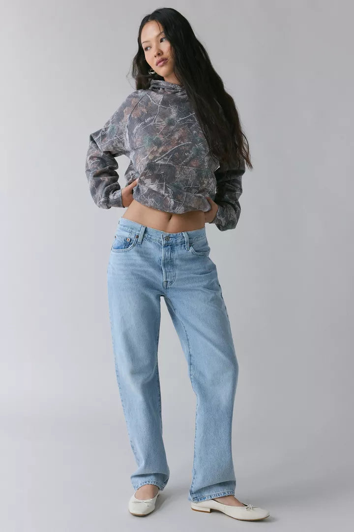 Calça Jeans Levi’s 501 90s Feminina Reta Cintura Média
