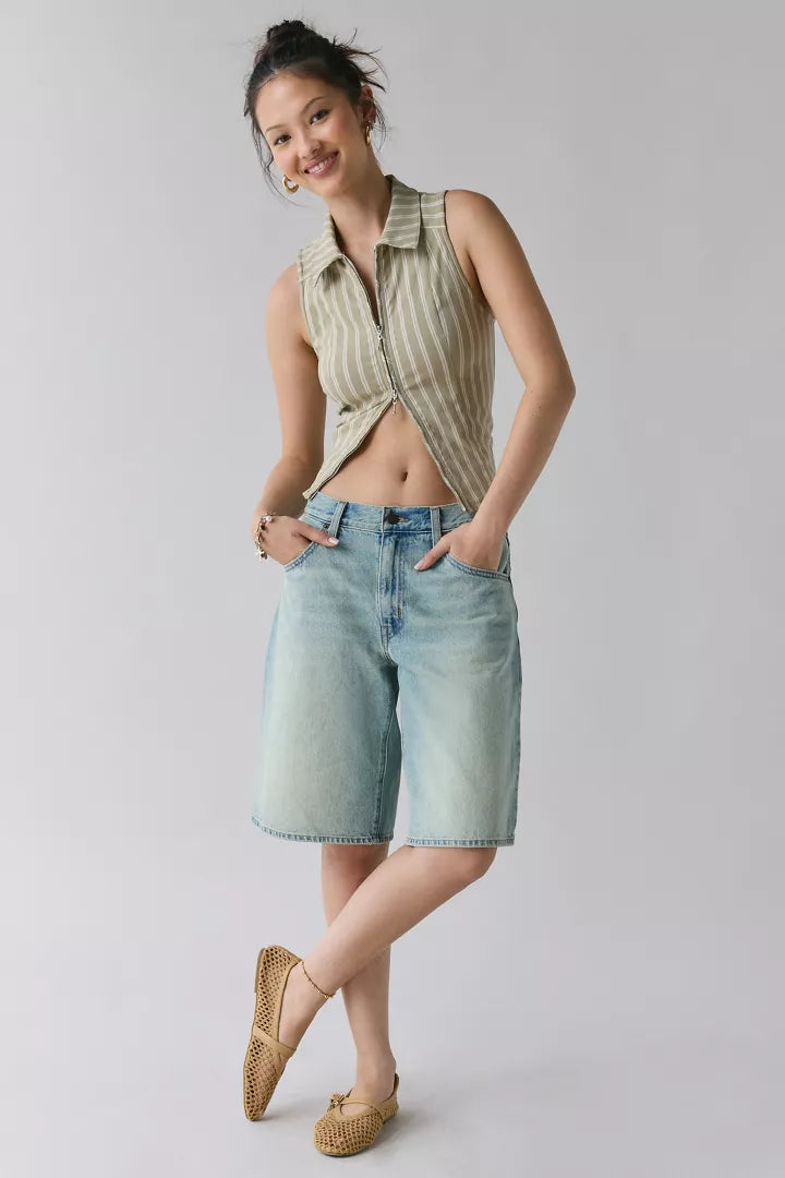 Bermuda Jeans Levi’s Baggy Dad Jort Feminina