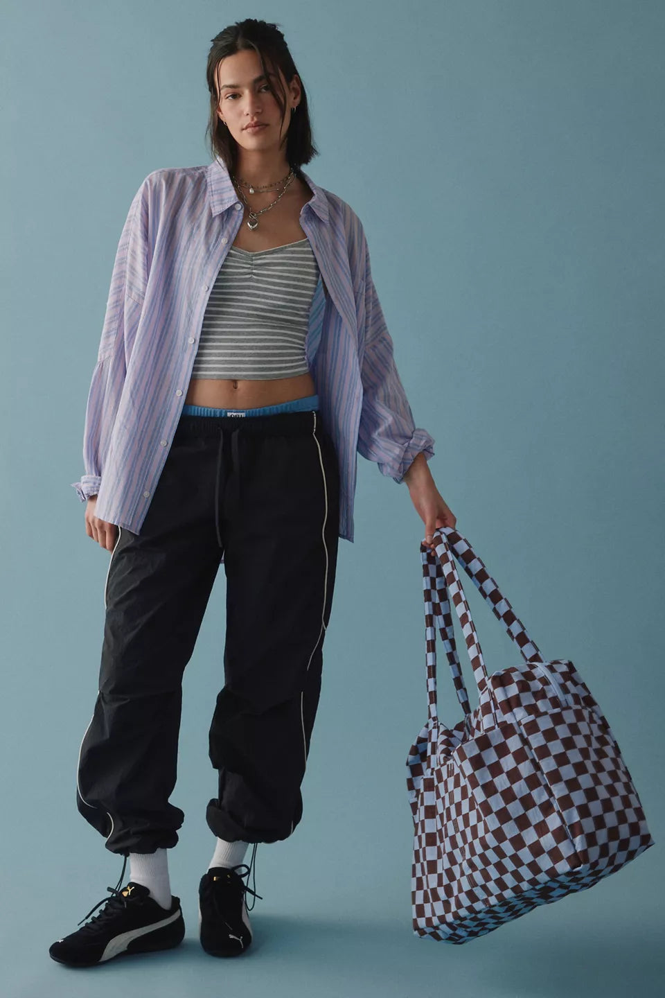 Bolsa de Viagem BAGGU Cloud Carry-On Dobrável