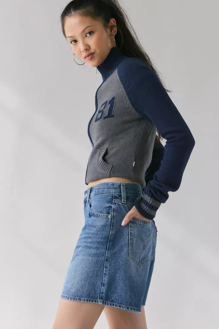Bermuda Jeans Levi’s High-Rise Baggy Feminina
