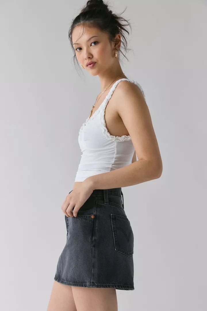 Saia Jeans Levi’s Icon Mini Feminina Cintura Média