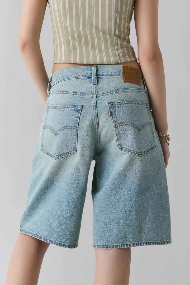 Bermuda Jeans Levi’s Baggy Dad Jort Feminina