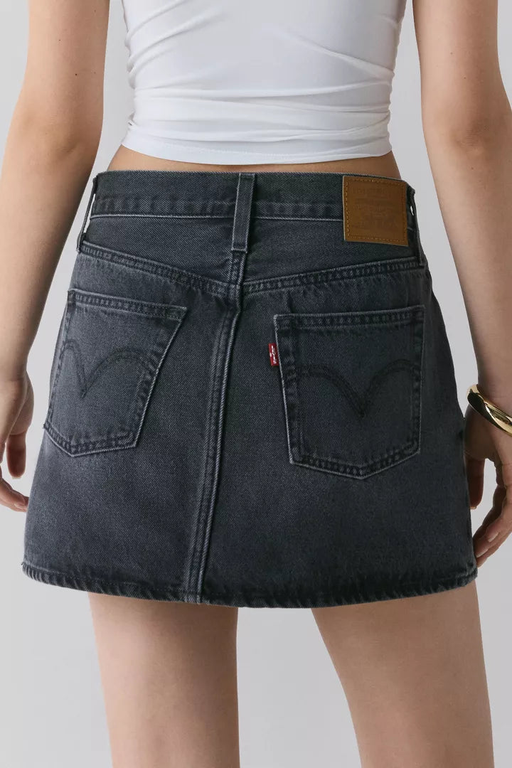 Saia Jeans Levi’s Icon Mini Feminina Cintura Média