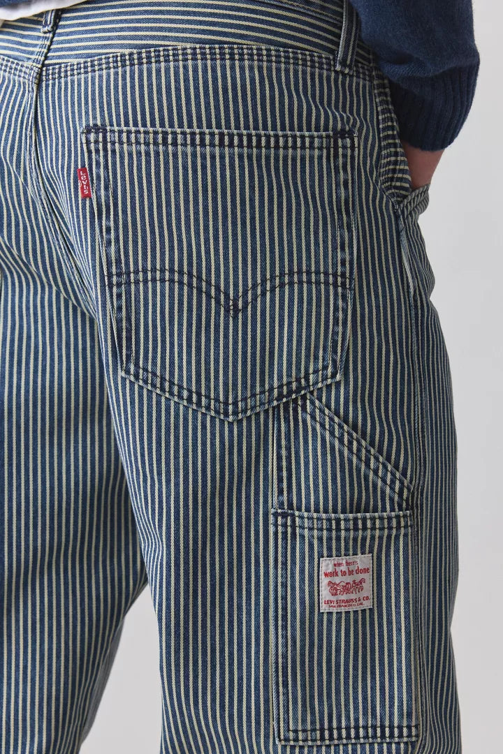 Calça Jeans Levi’s 568 Loose Carpenter Listrada