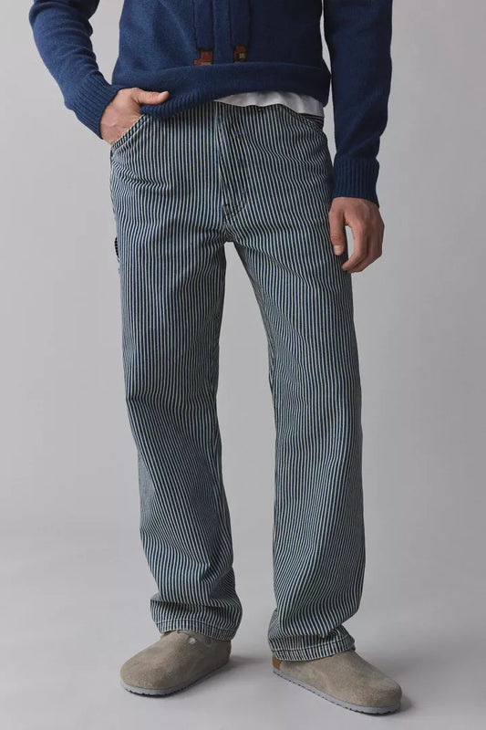 Calça Jeans Levi’s 568 Loose Carpenter Listrada
