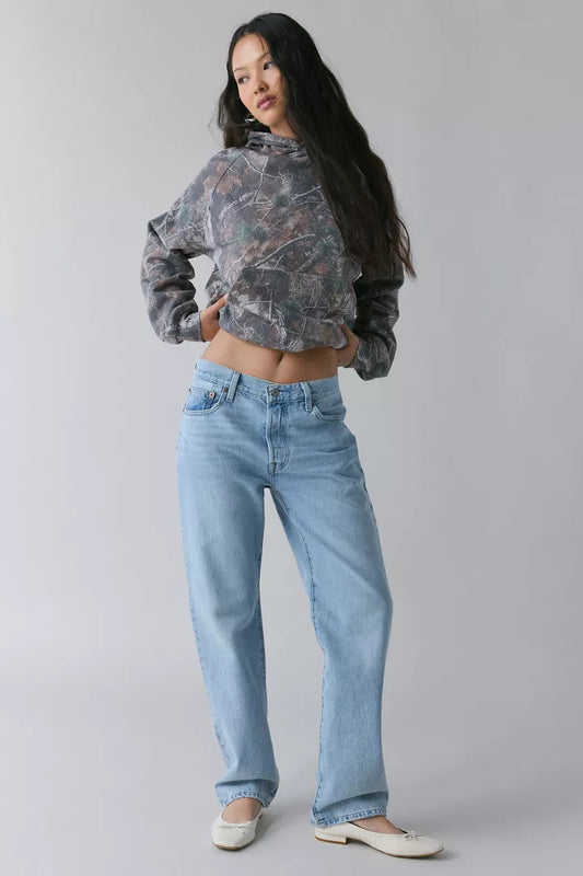 Calça Jeans Levi’s 501 90s Feminina Reta Cintura Média