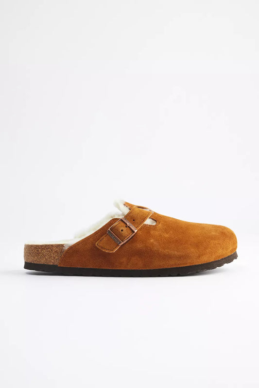 Tamanco Masculino Birkenstock Boston Forrado em Lã