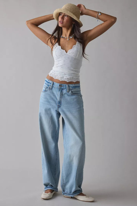 Calça Jeans Levi’s Baggy Dad Feminina Cintura Média