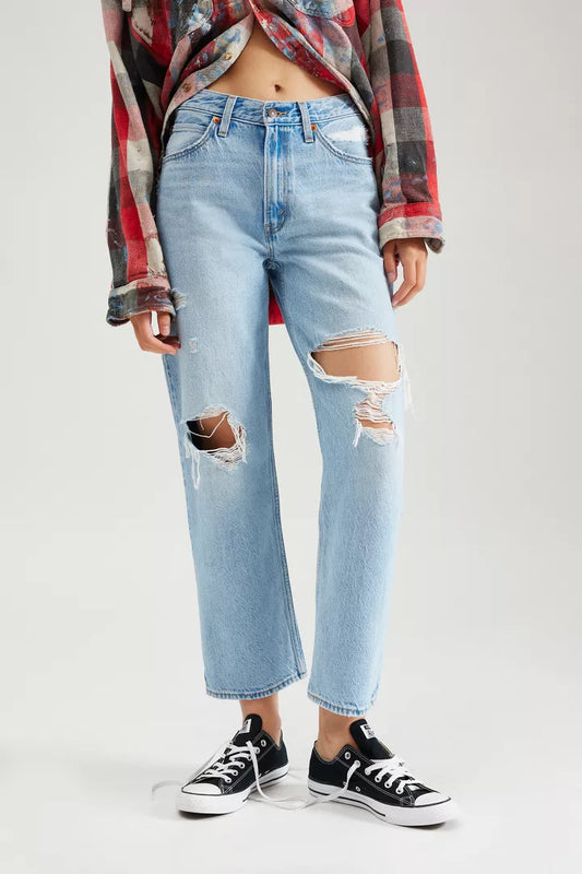 Calça Jeans Levi’s Dad Feminina Cintura Média Reta