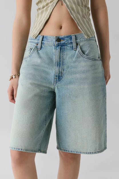 Bermuda Jeans Levi’s Baggy Dad Jort Feminina
